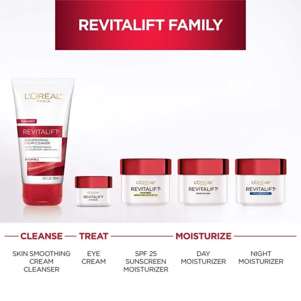 L'Oreal Paris Skincare Revitalift Anti-Wrinkle and Firming Face and Neck Moisturizer with Pro-Retinol Paraben Free 1.7 oz (Packaging may vary) - Image 2